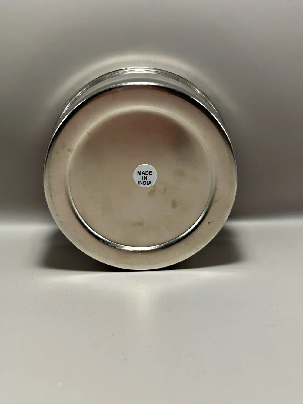 Round Mother-of-Pearl Inlay Trinket Box